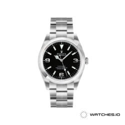 Rolex Explorer 214270-0001, 39mm Oystersteel case and a crisp black dial