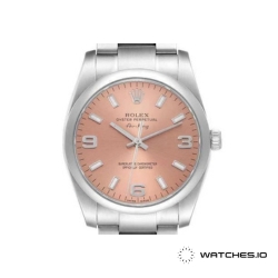 Rolex Air-King 116900-0001, Oystersteel case, a vibrant pink dial 